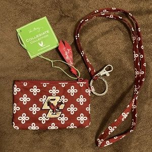 NWT Vera Bradley Boston College BC ID Wristlet